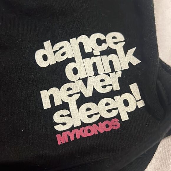 NWOT Athletic Short Shorts - Cotton Shorts from MYKONOS - Black Drawstring Small - Picture 3 of 4